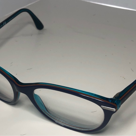 Vogue Eyeglass Frames. Turquoise And Multicolored. Frames Only. - Picture 2 of 10